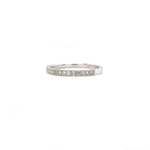 CONTEMPORARY WHITE GOLD DIAMOND BAND
