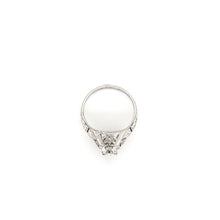 ANTIQUE ART DECO 0.65 CARAT DIAMOND SOLITAIRE STYLE FILIGREE RING