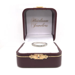 CONTEMPORARY WHITE GOLD DIAMOND BAND