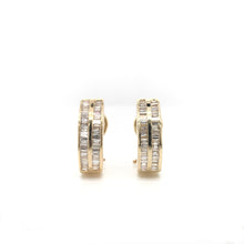 VINTAGE BAGUETTE DIAMOND EARRINGS