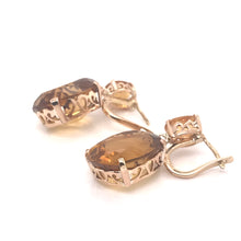 CITRINE DANGLE EARRINGS