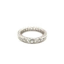 ANTIQUE STYLE FRENCH CUT DIAMOND ETERNITY BAND