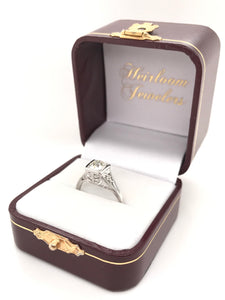 ANTIQUE ART DECO 0.85 CARAT DIAMOND FILIGREE RING