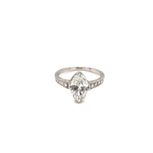 ANTIQUE 1.33 CARAT MARQUISE CUT DIAMOND RING