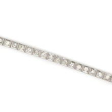 ANTIQUE ART DECO 3.5 CARAT DTW DIAMOND LINE BRACELET