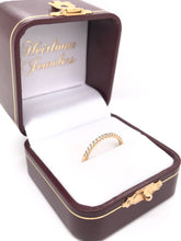 CONTEMPORARY GOLD DIAMOND BAND