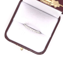 CONTEMPORARY 0.47 CARAT DTW DIAMOND WHITE GOLD BAND