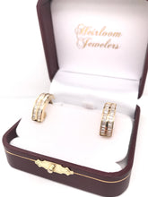 VINTAGE BAGUETTE DIAMOND EARRINGS