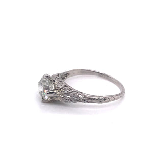 EDWARDIAN 1.5CT DIAMOND SOLITAIRE ENGAGEMENT RING