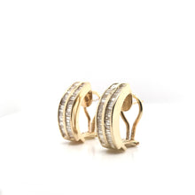 VINTAGE BAGUETTE DIAMOND EARRINGS