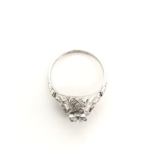 ANTIQUE ART DECO 0.65 CARAT DIAMOND SOLITAIRE STYLE FILIGREE RING
