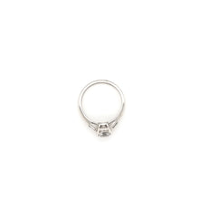 ANTIQUE ART DECO 0.91 CARAT OLD MINE CUT DIAMOND PLATINUM SOLITAIRE RING