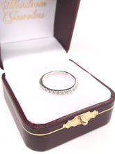 CONTEMPORARY 0.47 CARAT DTW DIAMOND WHITE GOLD BAND