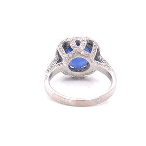 5.67 CARAT SRI LANKA SAPPHIRE RING