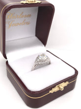 VINTAGE MID CENTURY ERA 1.59 CARAT DIAMOND PLATINUM RING