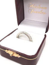 ANTIQUE STYLE FRENCH CUT DIAMOND ETERNITY BAND