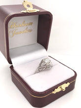 ANTIQUE ART DECO 0.65 CARAT DIAMOND SOLITAIRE STYLE FILIGREE RING