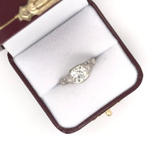 ANTIQUE EDWARDIAN 1.84 CARAT OLD MINE CUT DIAMOND RING