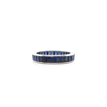 BLUE SAPPHIRE ETERNITY BAND