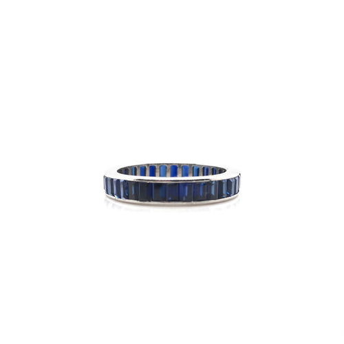 BLUE SAPPHIRE ETERNITY BAND