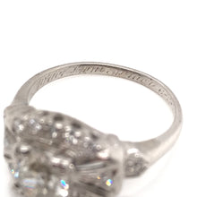 ANTIQUE ART DECO (1937) 0.80 CARAT DIAMOND RING