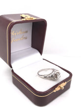 ANTIQUE ART DECO FILIGREE SOLITAIRE STYLE DIAMOND RING