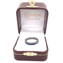 BLUE SAPPHIRE ETERNITY BAND