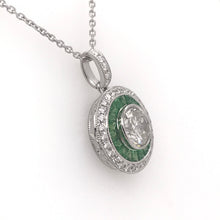 VINTAGE INSPIRED  DIAMOND NECKLACE