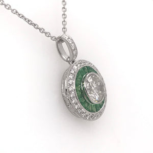 VINTAGE INSPIRED  DIAMOND NECKLACE