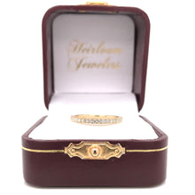 CONTEMPORARY GOLD DIAMOND BAND