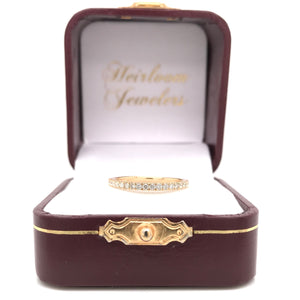 CONTEMPORARY GOLD DIAMOND BAND