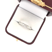 ANTIQUE STYLE FRENCH CUT DIAMOND ETERNITY BAND