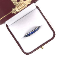 BLUE SAPPHIRE ETERNITY BAND