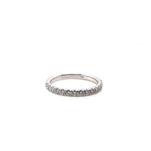 CONTEMPORARY 0.47 CARAT DTW DIAMOND WHITE GOLD BAND