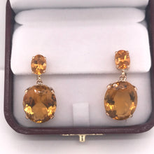 CITRINE DANGLE EARRINGS