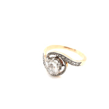 ANTIQUE FRENCH ORIGIN ART NOUVEAU ROSE CUT DIAMOND RING