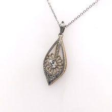 ANTIQUE TWO TONED DIAMOND PENDANT