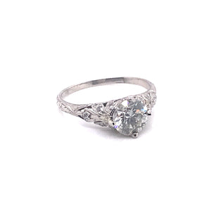 EDWARDIAN 1.5CT DIAMOND SOLITAIRE ENGAGEMENT RING