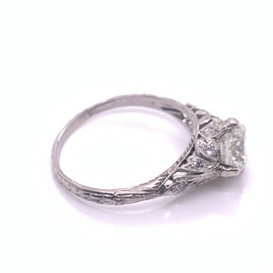 EDWARDIAN 1.5CT DIAMOND SOLITAIRE ENGAGEMENT RING