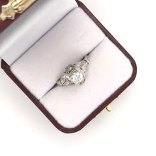ANTIQUE ART DECO 0.65 CARAT DIAMOND SOLITAIRE STYLE FILIGREE RING