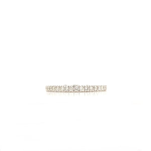 CONTEMPORARY WHITE GOLD DIAMOND BAND