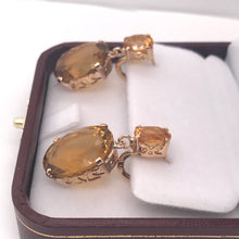 CITRINE DANGLE EARRINGS