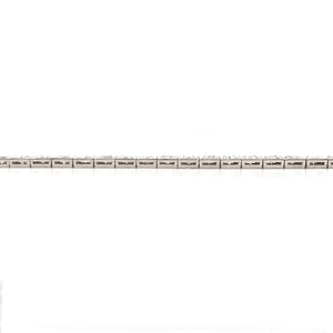 ANTIQUE ART DECO 3.5 CARAT DTW DIAMOND LINE BRACELET