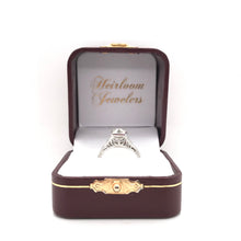 ANTIQUE ART DECO 0.85 CARAT DIAMOND FILIGREE RING