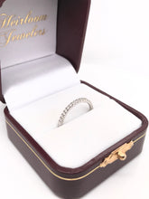 CONTEMPORARY WHITE GOLD DIAMOND BAND