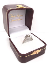 ANTIQUE ART DECO FILIGREE SOLITAIRE STYLE DIAMOND RING