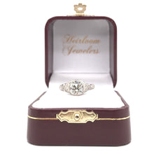 ANTIQUE EDWARDIAN 1.84 CARAT OLD MINE CUT DIAMOND RING