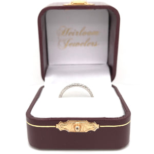 CONTEMPORARY WHITE GOLD DIAMOND BAND