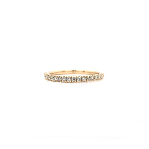 CONTEMPORARY GOLD DIAMOND BAND