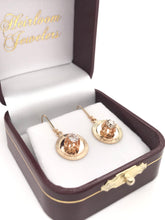MID CENTURY 0.75 CARAT BUTTERCUP STYLE DIAMOND EARRINGS